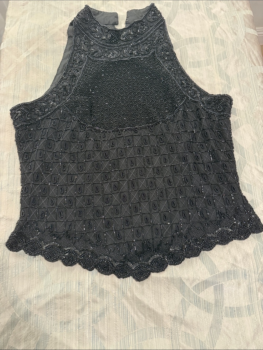 Papell boutique beaded top